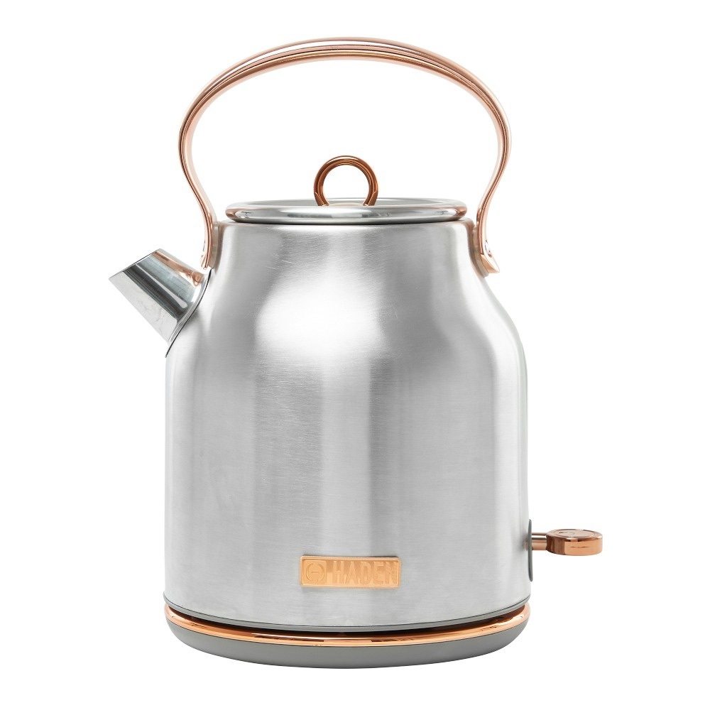 Haden Heritage Stainless-Steel Electric Cordless Kettle, 1.7-L